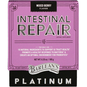 Barlean's, Platinum Intestinal Repair, Mixed Berry Flavor, 6.35 oz (180 g)