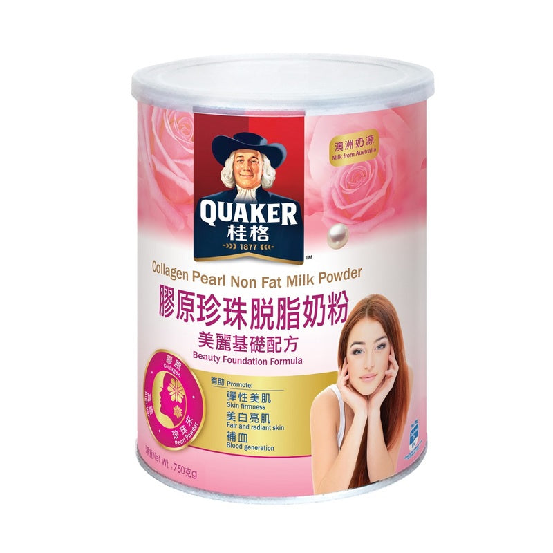 Quaker Collagen Pearl Non-fat Milk Powder 750g