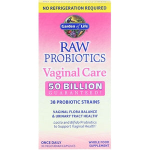 Garden of Life, RAW Probiotics Vaginal Care, 30 Vegetarian Capsules