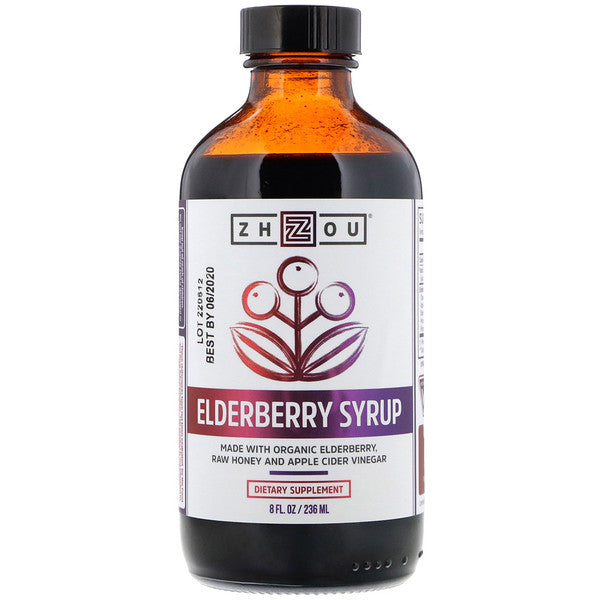 Zhou Nutrition, Elderberry Syrup, 8 fl oz (236 ml)