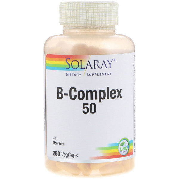 Solaray, B-Complex 50, 250 VegCaps