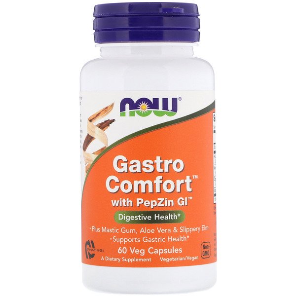 Now Foods, Gastro Comfort with PepZin GI, 60 Veg Capsules