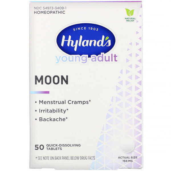 Hyland's, Young Adult, Moon, 194 mg, 50 Quick-Dissolving Tablets