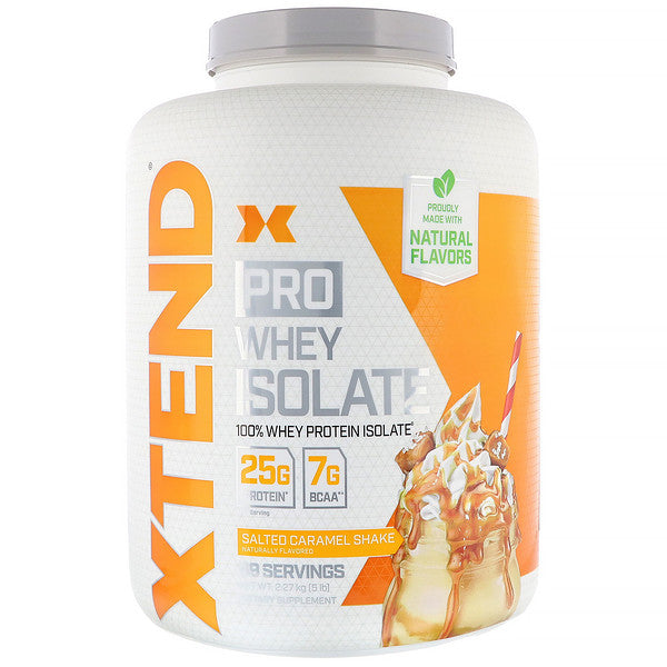 Scivation, Xtend Pro, Whey Isolate, Salted Caramel Shake, 5 lb (2.27 kg)