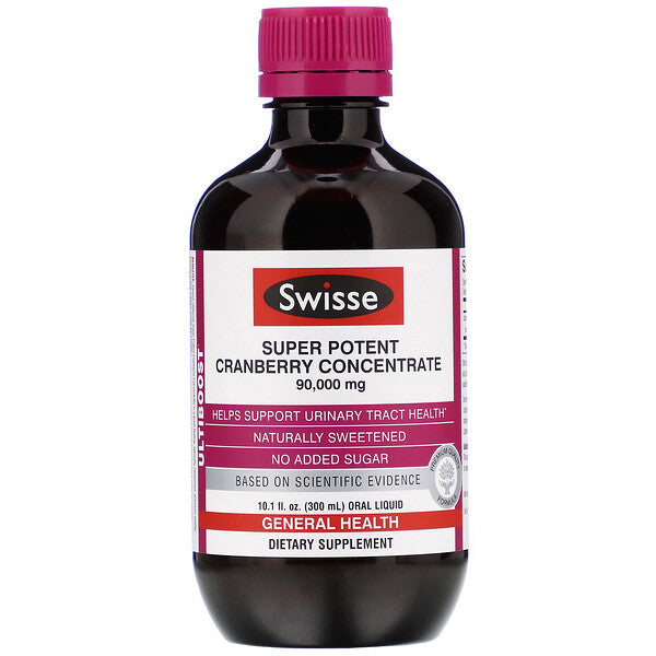 Swisse, Ultiboost, Super Potent Cranberry Concentrate, 90,000 mg, 10.1 fl oz (300 ml)