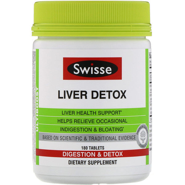 Swisse, Ultiboost, Liver Detox, 180 Tablets