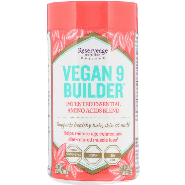 ReserveAge Nutrition, Vegan 9 Builder, 120 Veggie Capsules