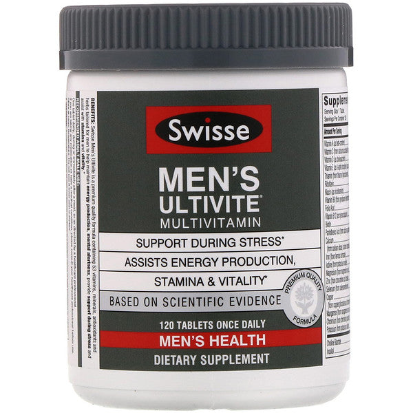 Swisse, Men's Ultivite Multivitamin, 120 Tablets