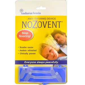 Scandinavian Formulas, NoZovent Anti-Snoring Device, 2 Medium Size Breathing Devices