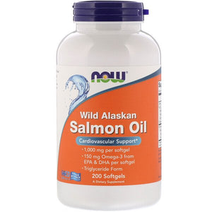 Now Foods, Wild Alaskan Salmon Oil, 200 Softgels