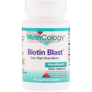 Nutricology, Biotin Blast, 90 Vegetarian Capsules