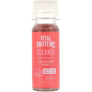 Vital Proteins, Collagen Shot, Cleanse, Apple Cider Vinegar, Raspberry & Lemon, 2 fl oz (59 ml)