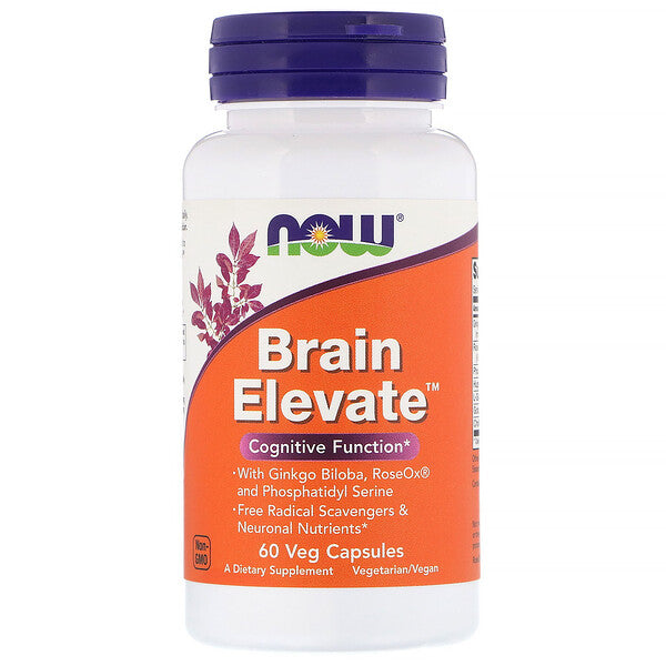 Now Foods, Brain Elevate, 60 Veg Capsules