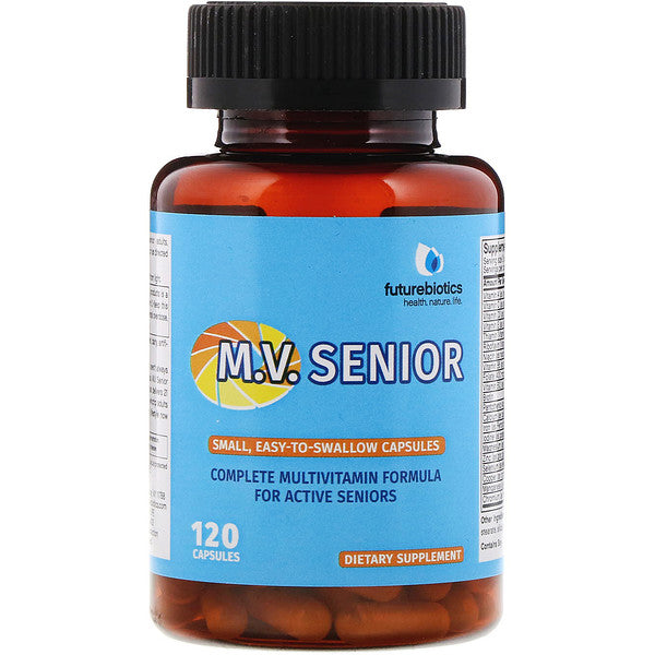 FutureBiotics, M.V. Senior Complete Multivitamin Formula, 120 Capsules