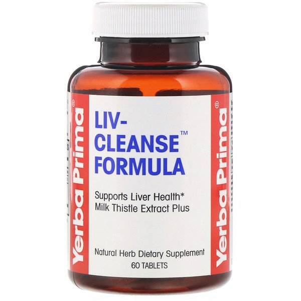 Yerba Prima, Liv-Cleanse Formula, 60 Tablets