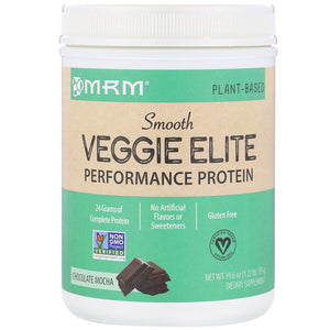 MRM, Smooth Veggie Elite Performance Protein, Chocolate Mocha, 19.6 oz (555 g)