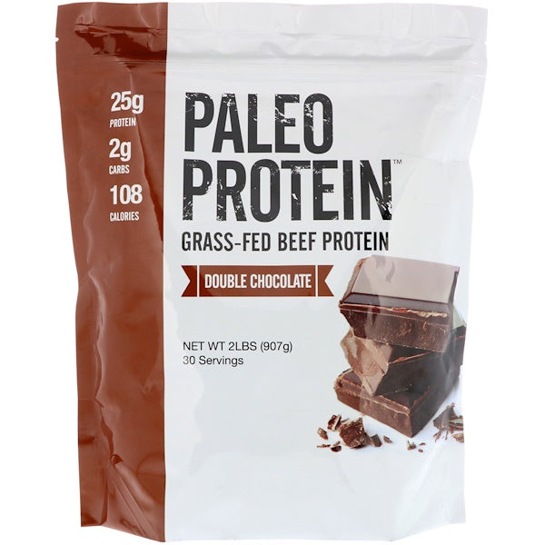 Julian Bakery, Paleo Protein, Grass-Fed Beef Protein, Double Chocolate, 2 lbs (907 g)