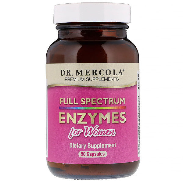 Dr. Mercola, Full Spectrum Enzymes for Women, 90 Capsules