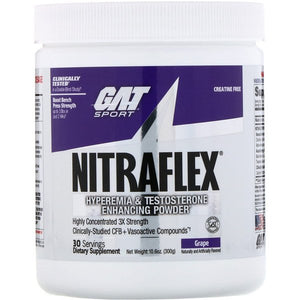 GAT, NITRAFLEX, Grape, 10.6 oz (300 g)