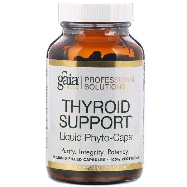 Gaia Herbs Professional Solutions, Thyroid Support, 120 Liquid-Filled Capsules