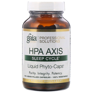 Gaia Herbs Professional Solutions, HPA Axis, Sleep Cycle, 120 Liquid-Filled Capsules