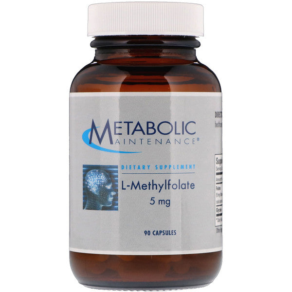 Metabolic Maintenance, L-Methylfolate, 5 mg, 90 Capsules