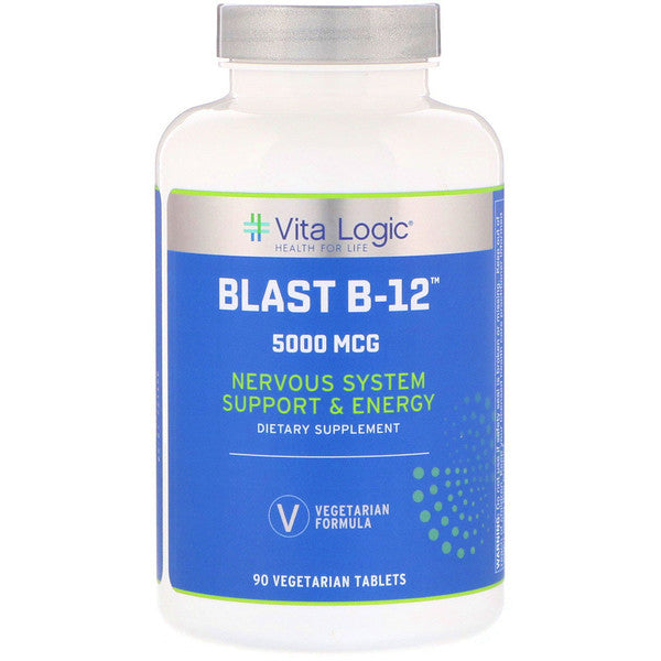 Vita Logic, Blast B-12, 5,000 mcg, 90 Vegetarian Tablets