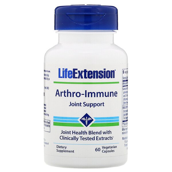 Life Extension, Arthro-Immune Joint Support, 60 Vegetarian Capsules