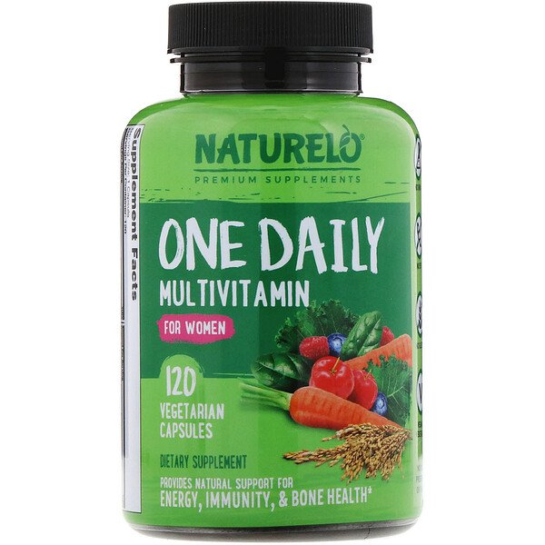 NATURELO, One Daily Multivitamin for Women, 120 Vegetarian Capsules