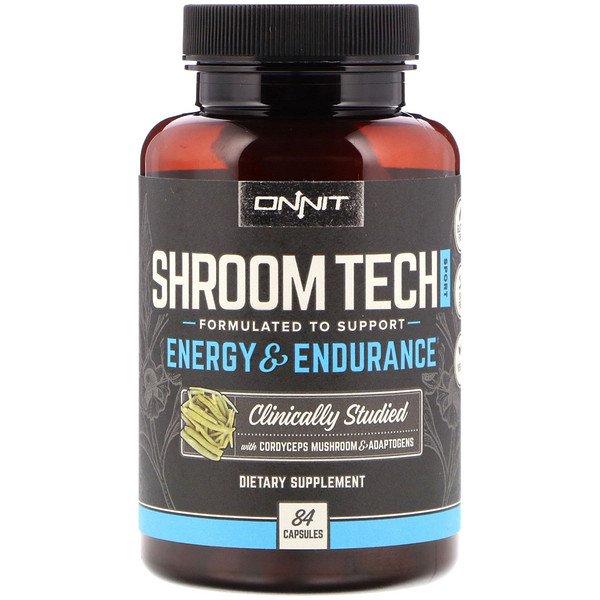 Onnit, Shroom Tech Sport, Energy & Endurance, 84 Capsules