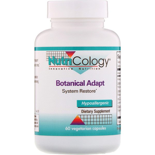 Nutricology, Botanical Adapt, System Restore, 60 Vegetarian Capsules