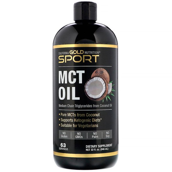 California Gold Nutrition, Sport, MCT Oil, 32 fl oz (946 ml)