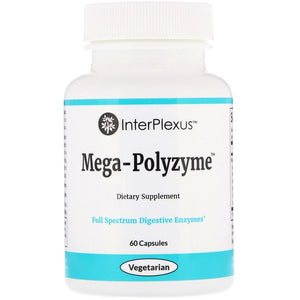 InterPlexus, Mega-Polyzyme, 60 Capsules