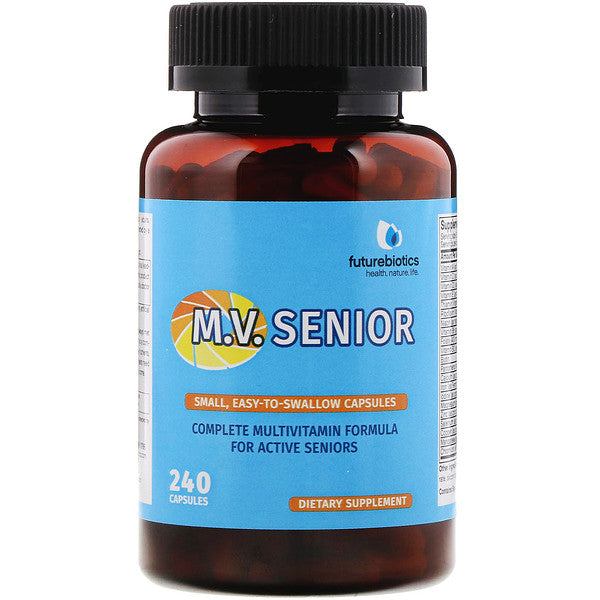 FutureBiotics, M.V. Senior, Complete Multivitamin Formula, 240 Capsules