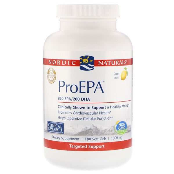 Nordic Naturals, ProEPA, Lemon , 1,000 mg, 180 Softgels