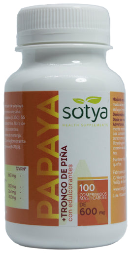 Papaya with Pineapple Trunk 100 Tablets