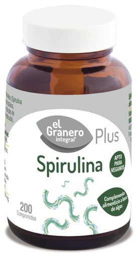 390 Mg Tablets 200 Spirulina 200