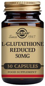 Reduced L-Glutathione 50 mg 30 Vegetable Capsules