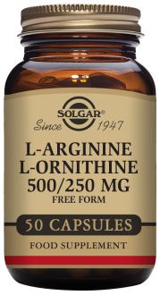 L-Arginina/l-Ornitina 500/250 mg 50 Vegicaps