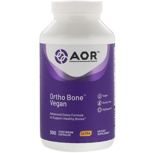 Advanced Orthomolecular Research AOR, Ortho Bone Vegan, 300 Vegetarian Capsules