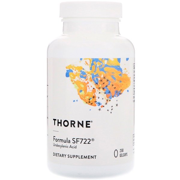 Thorne Research, Formula SF722, 250 Gelcaps