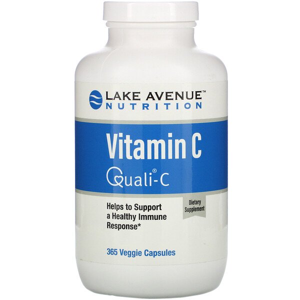 Lake Avenue Nutrition, Vitamin C, Quali-C, 1,000 mg, 365 Veggie Capsules