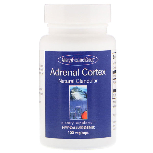 Allergy Research Group, Adrenal Cortex Natural Glandular, 100 Vegicaps