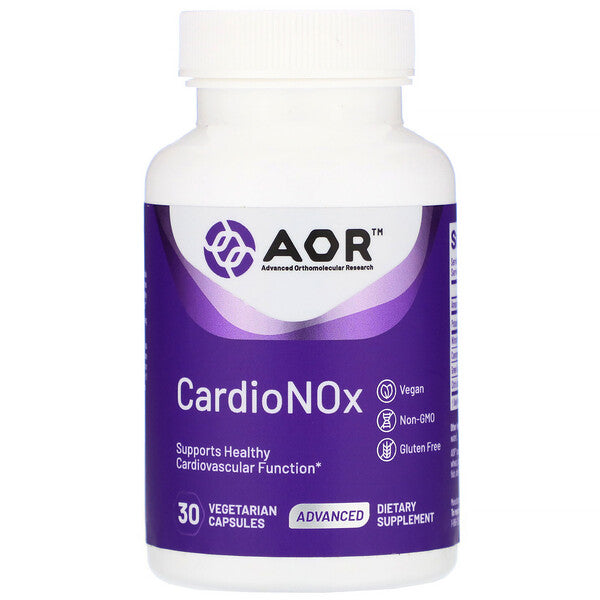 Advanced Orthomolecular Research AOR, Cardio Nox, 30 Vegetarian Capsules