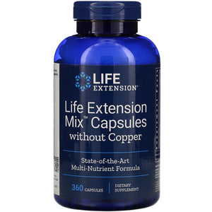 Life Extension, Mix Capsules without Copper, 360 Capsules