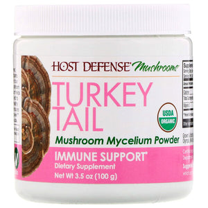 Fungi Perfecti, Turkey Tail, Mushroom Mycelium Powder, Immune Support, 3.5 oz (100 g)