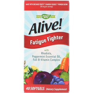 Nature's Way, Alive!, Fatigue Fighter, 40 Softgels