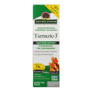 Nature's Answer, Turmeric-3, Alcohol-Free, 5,000 mg, 1 fl oz (30 ml)