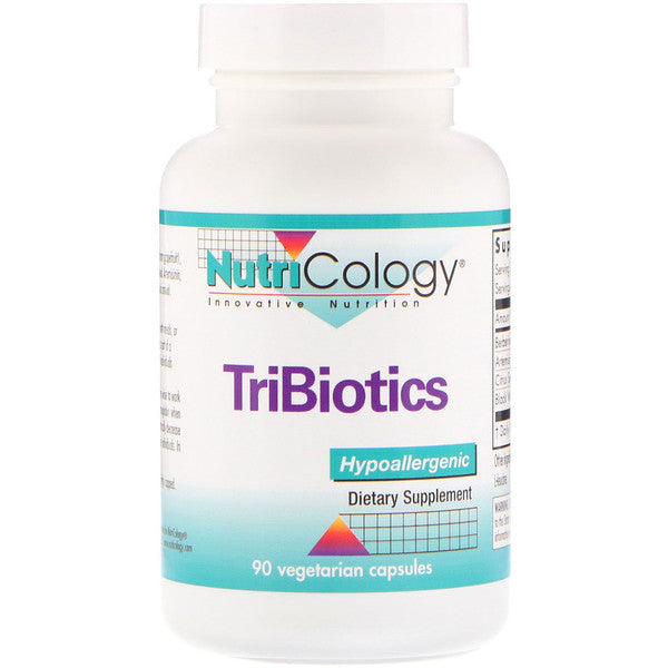 Nutricology, TriBiotics, 90 Vegetarian Capsules