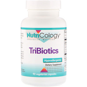 Nutricology, TriBiotics, 90 Vegetarian Capsules